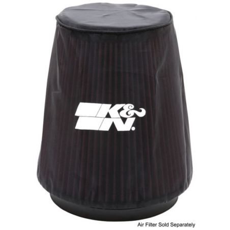 K&N Universal P Dry charger Round Tapered Air Filter Wrap Black