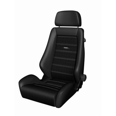 Recaro Classic LX Seat - Black Leather/Classic Corduroy