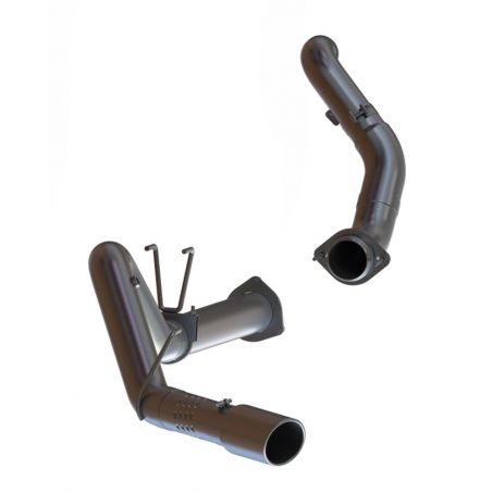 MBRP 2015 Ford F250/350/450 6.7L 4in Single Side Exit T409 Exhaust w/ Down Pipe Includes 5in Tip