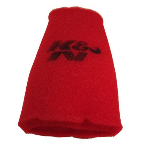K&N Airforce PreCleaner Round Tapered Red Air Filter Foam Wrap 6in Base ID x 5in Top ID x 14in H