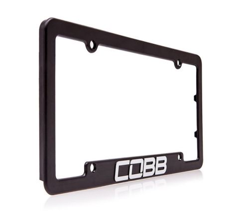 Cobb Black License Plate Frame