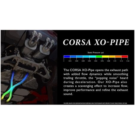 Corsa 11-14 Ford Mustang GT 5.0L V8 2.75in X-Pipe