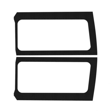 DEI 2019+ Jeep Wrangler JL 2DR Side Window Kit - Black