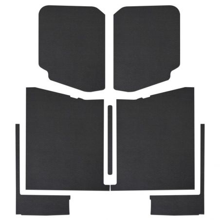 DEI 2019-Up Jeep Gladiator Leather Look Headliner Complete Kit 7-pc - Black