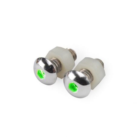 DEI LED Lighted Button Head Bolts Universal Accent Lighting - 2-pack - Green