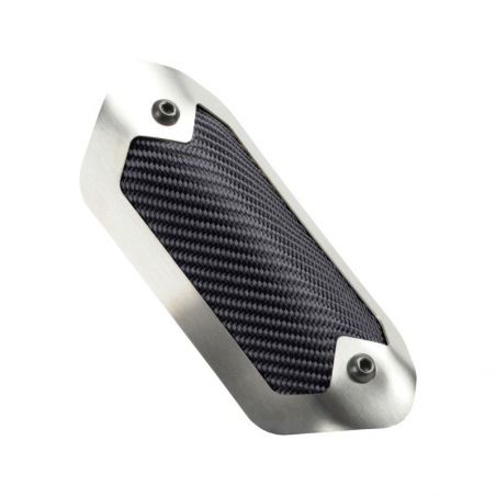 DEI Powersport Flexible Heat Shield - 3.5in x 6.5in - Brushed/Onyx