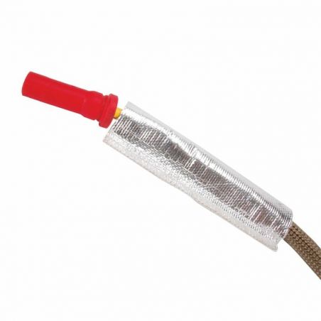 DEI Plug Wire Sheath 3/4in x 6in - 4-pack - Aluminum