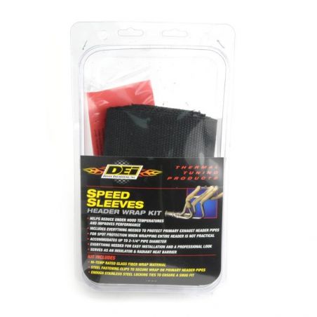 DEI Exhaust Wrap Kit - 8 Cylinder - Speed Sleeves - Black