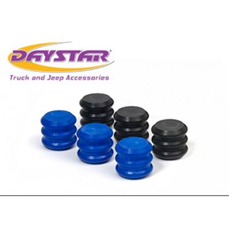 Daystar Stinger Bump Stop Rebuild Kit (Incl. 3 Black EVS Inserts and 3 Blue EVS Inserts)