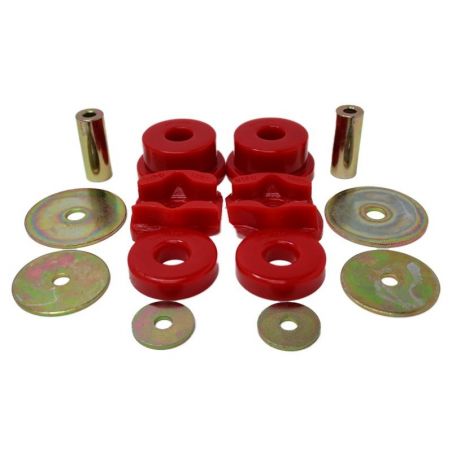 Energy Suspension 97-01 Honda CR-V (Auto Trans Only) 4WD Diff Mount Set - Red