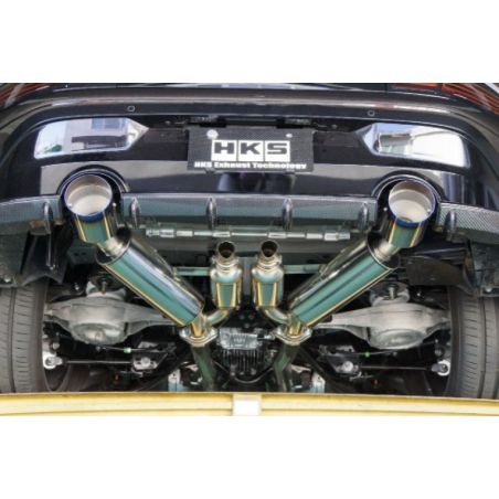 HKS 2023 Nissan Z RZ34 VR30DDTT Dual Hi-Power Titanium Tip Catback Exhaust