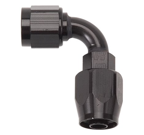 Russell Performance -10 AN Black 90 Degree Full Flow Hose End