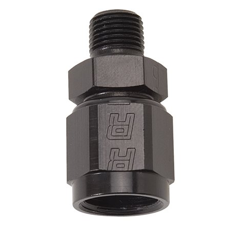 Russell Performance -6 AN Straight Female to 1/8in Male NPT Fitting (Black)