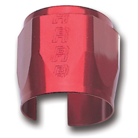 Russell Performance -6 AN Anodized Red Tube Seal Hose End For 5/16in Fuel Hose