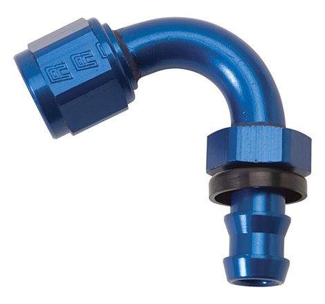 Russell Performance -6 AN Twist-Lok 150 Degree Hose End (9/16in Radius)