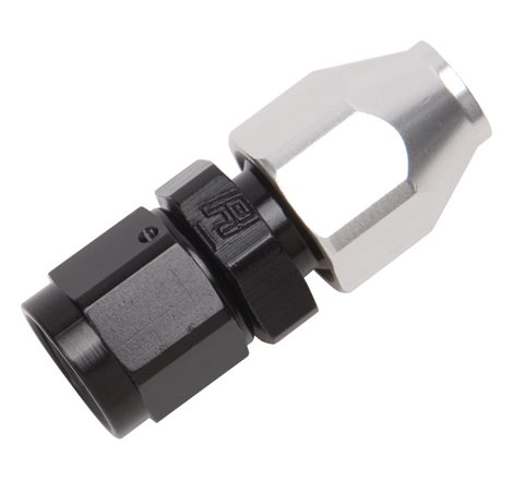 Russell Performance Black/Silver -6 AN Female Swivel to 3/8in Aluminum Tube