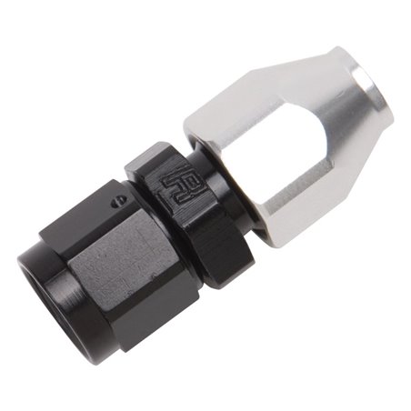 Russell Performance Black/Silver -6 AN Female Swivel to 3/8in Aluminum Tube