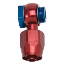 Russell Performance -6 AN Carb Banjo Adapter Fitting (Red/Blue)