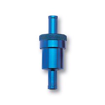 Russell Performance Blue Street Fuel Filter (3in Length 1-1/8in diameter 3/8in inlet/outlet)