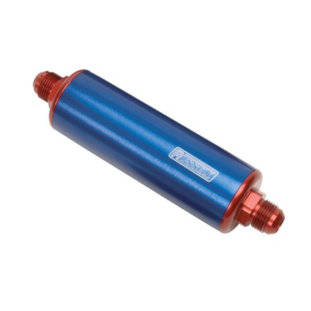 Russell Performance Red/Blue Anodized Aluminum (8-1/4in Length -10 to -6 male inlet/outlet)