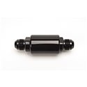Russell Performance Black Anodized (3-1/4in Length 1-1/4in dia. -8 male inlet/outlet)