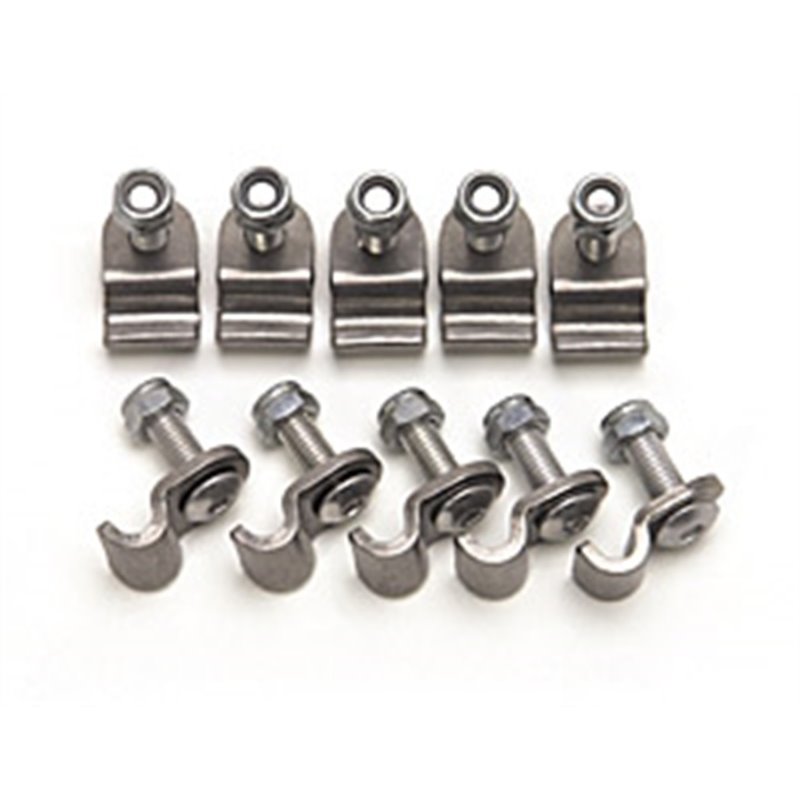 Russell Performance Stainless Steel Brake Line Clamps (12 pcs.)