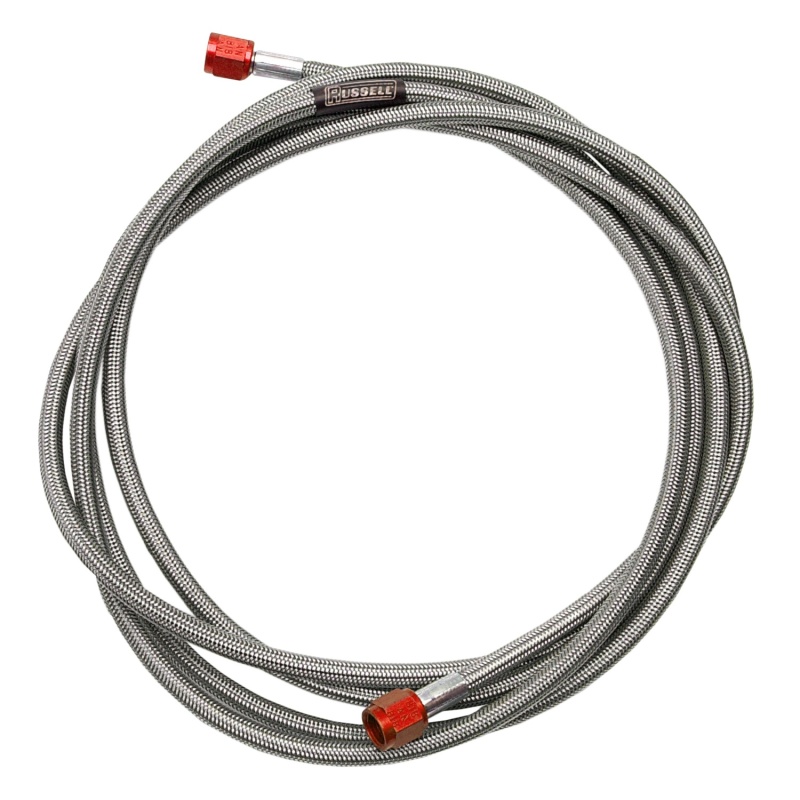 Russell Performance -4 AN to -3 AN 18in Pre-Made Nitrous and Fuel Line