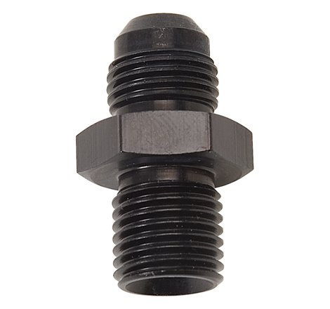 Russell Performance -6 AN Flare to 14mm x 1.5 Metric Thread Adapter (Black )
