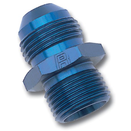 Russell Performance -6 AN Flare to 16mm x 1.5 Metric Thread Adapter (Blue)