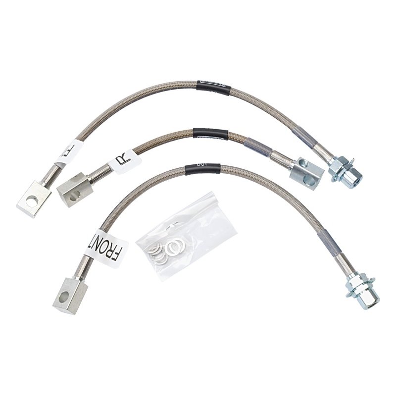 Russell Performance 94-95 Ford Mustang GT (Front & Rear Center Hose) Brake Line Kit