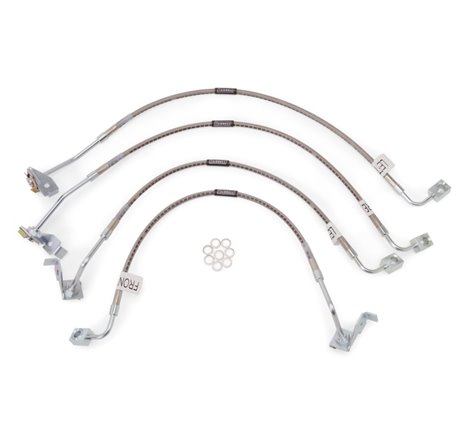 Russell Performance 07-08 Jeep Wrangler JK with 6in Lift Brake Line Kit