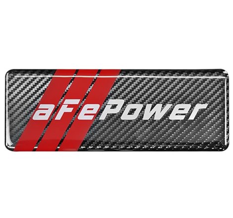 aFe POWER Motorsports Logo Urocal Carbon Fiber 1.86in x 5.12in