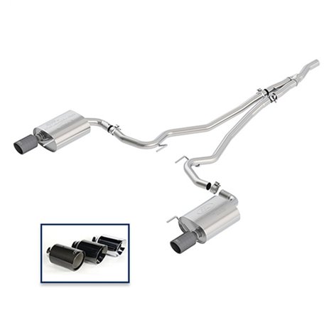 Ford Racing 2018+ Mustang 2.3L EcoBoost Cat-Back Extreme Exhaust System w/ Carbon Fiber Tips
