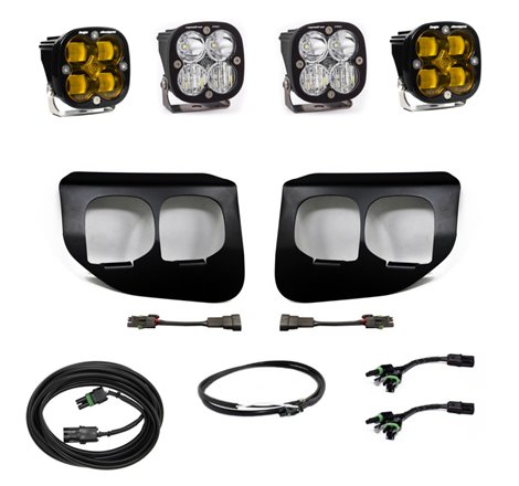 Baja Designs  Ford Super Duty (20-On) Fog Lights FPK Amber SAE/Pro DC Baja Designs w/Upfitter