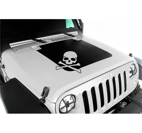Rugged Ridge Hood Decal Skull 07-18 Jeep Wrangler