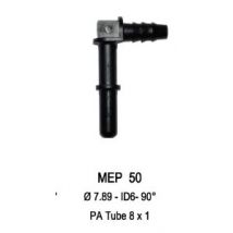 Quick Release 7.89 Male to 8mm 90 Degree Elbow