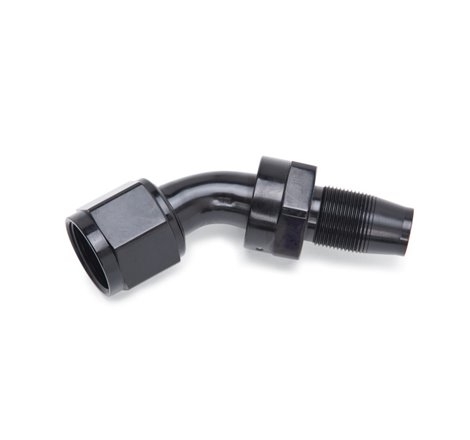 Russell Performance -6 AN 45 Degree Hose End Without Socket - Polished and Black