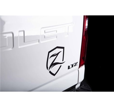 Zone Offroad Shield Decal - 7in Black