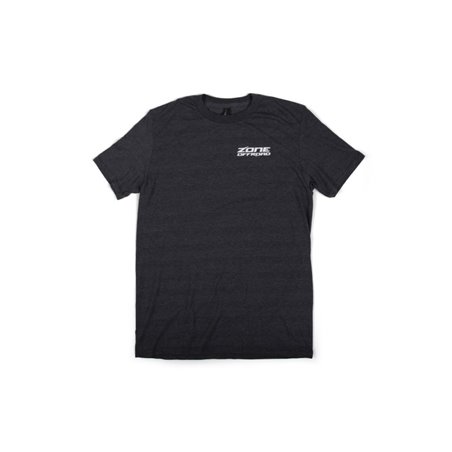 Zone Offroad Charcoal Gray Premium Cotton T-Shirt w/ Zone Offroad Logos - Small