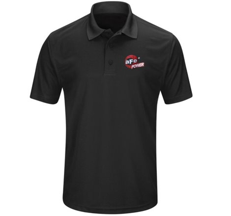 aFe Power Short Sleeve Corporate Polo Shirt Black S