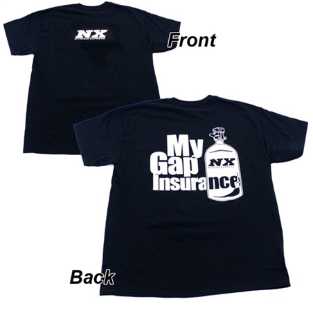 Nitrous Express Gap Insurance T-Shirt Small - Black