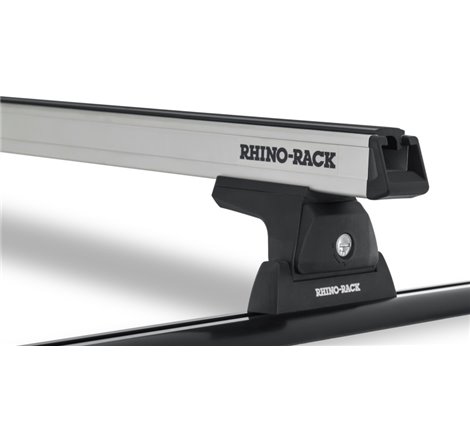Rhino-Rack Heavy Duty 59in 2 Bar Roof Rack w/Tracks - Silver