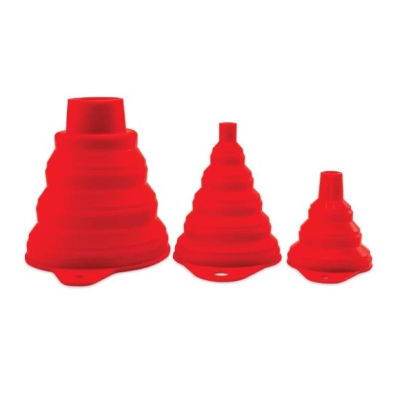 Griots Garage Collapsible Silicone Funnels - Set of 3