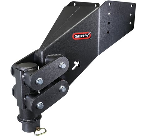 Gen-Y Executive Torsion-Flex Manual Rhino 5th Wheel Pin Box Rep w/Gooseneck 2-5/16in Coupler