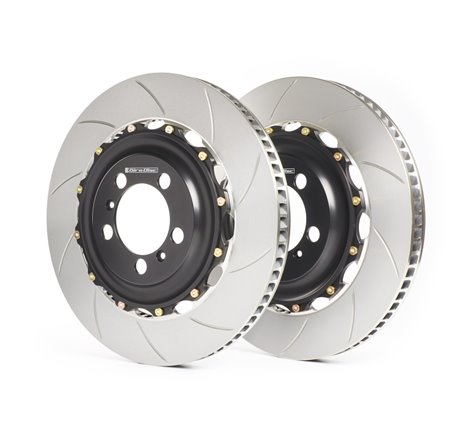 GiroDisc 2015+ Ford Mustang GT Mach 1 (S550 w/Perf Pkg Brembo Front Caliper) Slotted Front Rotors
