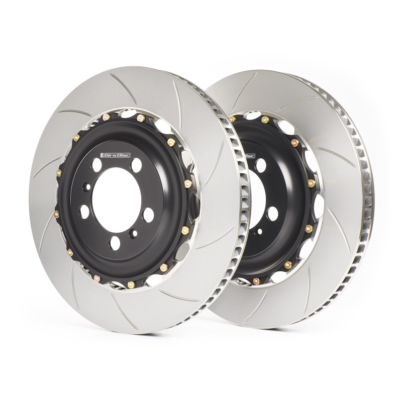 GiroDisc 2015+ Ford Mustang GT Mach 1 (S550 w/Perf Pkg Brembo Front Caliper) Slotted Front Rotors