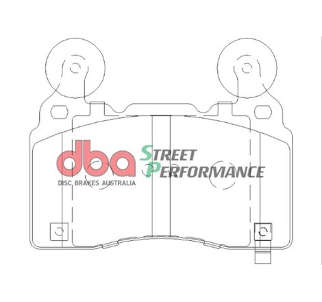 DBA 16-21 Tesla S SP Performance Front Brake Pads