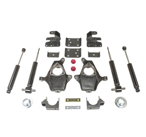 MaxTrac 07-16 GM C/K1500 2WD/4WD (Non Magneride) 3in/5in or 4in/6in Lowering Spindle Kit