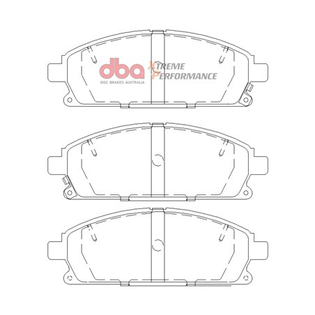 DBA 96-04 Nissan Pathfinder XP650 Front Brake Pads