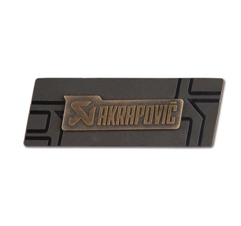 Akrapovic Brass sign badge